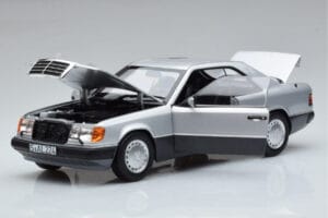 Mercedes 300 CE-24 C124 Coupe Silver Norev 1:18 183880 Diecast — photo 2 of 7