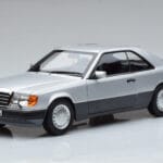 Mercedes 300 CE-24 C124 Coupe Silver Norev 1:18 183880 Diecast