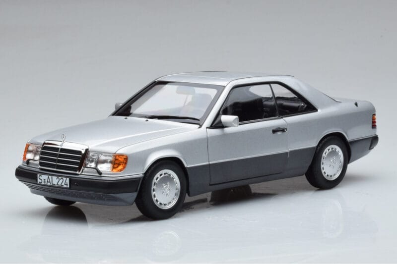 Mercedes 300 CE-24 C124 Coupe Silver Norev 1:18 183880 Diecast
