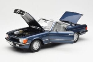 Mercedes 300 SL R107 Nautical Blue Norev 1:18 183466 Diecast — photo 2 of 8