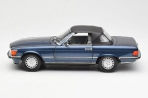 Mercedes 300 SL R107 Nautical Blue Norev 1:18 183466 Diecast — photo 4 of 8