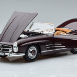 Mercedes 300 SL W198 Roadster Red Norev 1:18 - image 2 of 8