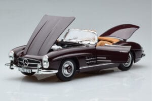 Mercedes 300 SL W198 Roadster Red Norev 1:18 183891 Diecast — photo 2 of 8