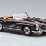Mercedes 300 SL W198 Roadster Red Norev 1:18 - image 6 of 8