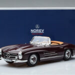 Mercedes 300 SL W198 Roadster Red Norev 1:18 - image 8 of 8