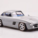 Mercedes 300 SL W198 Gullwing By S-Klub Grey GT Spirit 1:18 GT418 - image 4 of 6