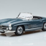Mercedes 300 SL W198 Roadster Blue Norev 1:18