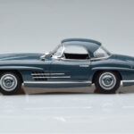 Mercedes 300 SL W198 Roadster Blue Norev 1:18 - image 5 of 9