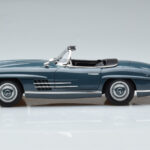 Mercedes 300 SL W198 Roadster Blue Norev 1:18 - image 6 of 9