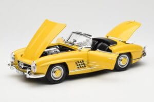 Mercedes 300 SL W198 Roadster Yellow Norev 1:18 B66040669 Diecast — photo 2 of 8