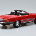 Mercedes 450 SL R107 US Version Red Norev 1:18 - image 3 of 8