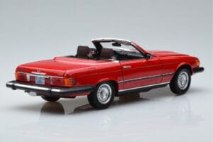 Mercedes 450 SL R107 US Version Red Norev 1:18 183729 Diecast — photo 3 of 8