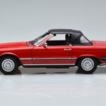 Mercedes 450 SL R107 US Version Red Norev 1:18 - image 4 of 8