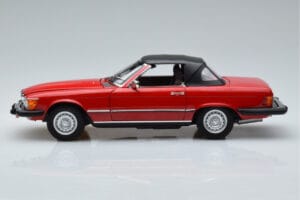 Mercedes 450 SL R107 US Version Red Norev 1:18 183729 Diecast — photo 4 of 8