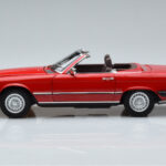 Mercedes 450 SL R107 US Version Red Norev 1:18 - image 5 of 8