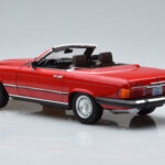 Mercedes 450 SL R107 US Version Red Norev 1:18 - image 7 of 8