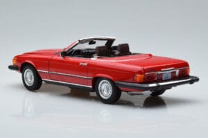 Mercedes 450 SL R107 US Version Red Norev 1:18 183729 Diecast — photo 7 of 8
