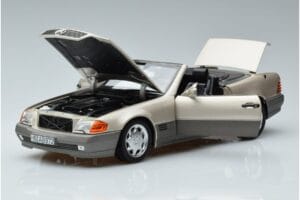 Mercedes 500 SL R129 Smoke Silver Norev 1:18 183719 Diecast — photo 2 of 7