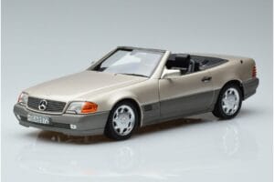 Mercedes 500 SL R129 Smoke Silver Norev 1:18 183719 Diecast