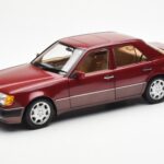 Mercedes 500E W124 Red Metallic Dealer Edition Norev 1:18 B66040699
