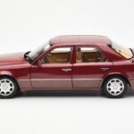 Mercedes 500E W124 Red Metallic Dealer Edition Norev 1:18 B66040699 - image 4 of 8