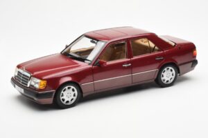 Mercedes 500E W124 Red Metallic Dealer Edition Norev 1:18 B66040699