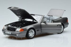 Mercedes 500 SL R129 Grey Metallic Norev 1:18 183715 Diecast — photo 2 of 7