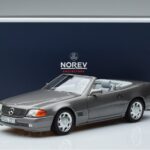 Mercedes 500 SL R129 Grey Metallic Norev 1:18 183715 Diecast - image 7 of 7