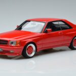 Mercedes 560 SEC W126 Widebody Red Otto 1:18 OT995 Resin
