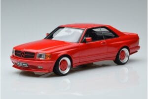 Mercedes 560 SEC W126 Widebody Red Otto 1:18 OT995 Resin