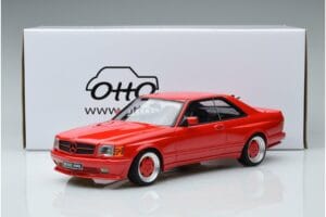 Mercedes 560 SEC W126 Widebody Red Otto 1:18 OT995 Resin — photo 6 of 6