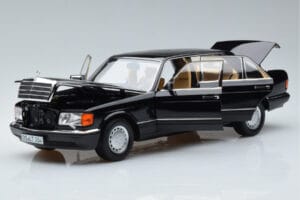 Mercedes 560 SEL W126 Black Norev 1:18 183793 Diecast — photo 2 of 7