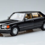 Mercedes 560 SEL W126 Black Norev 1:18