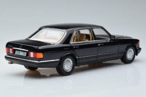 Mercedes 560 SEL W126 Black Norev 1:18 183793 Diecast — photo 3 of 7