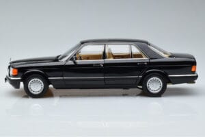 Mercedes 560 SEL W126 Black Norev 1:18 183793 Diecast — photo 4 of 7