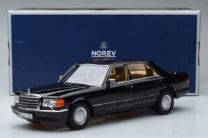 Mercedes 560 SEL W126 Black Norev 1:18 183793 Diecast — photo 7 of 7