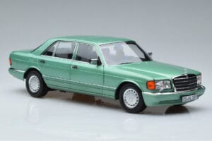 Mercedes 560 SEL W126 Light Green Norev 1:18 183469 Diecast — photo 5 of 7