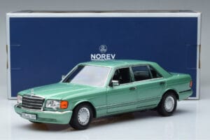 Mercedes 560 SEL W126 Light Green Norev 1:18 183469 Diecast — photo 7 of 7