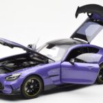 Mercedes AMG GT Black Series Purple Asia Exclusive Norev 1:18 - image 2 of 8