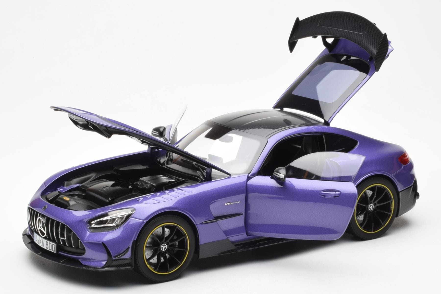 Mercedes AMG GT Black Series Purple Asia Exclusive Norev 1:18 183907 Diecast — photo 2 of 8