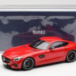 Mercedes AMG GT C190 Red Norev 1:18 183496 - image 8 of 8