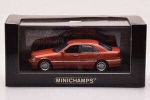 Mercedes C-Class W202 C240 Orange Metallic Minichamps 1:43 430037000 Diecast — photo 4 of 4