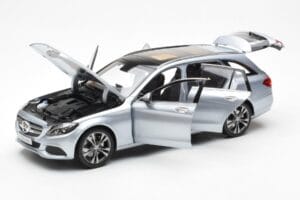 Mercedes C-Class W205 T-Model Silver Asia Exclusive Norev 1:18 183865 Diecast — photo 2 of 8