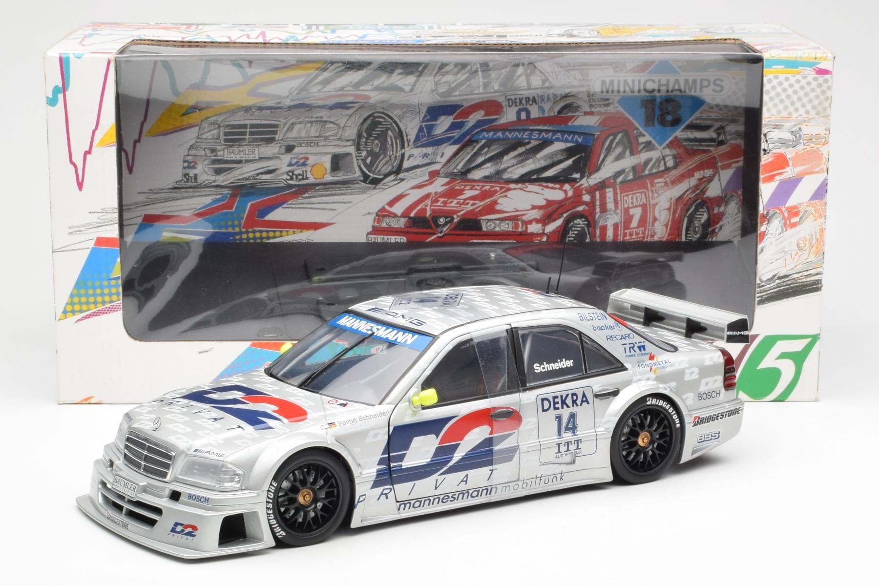 Mercedes C-Class W202 #14 Team AMG B. Schneider DTM 1995 UT Models 1:18 180953314 Diecast — photo 6 of 6
