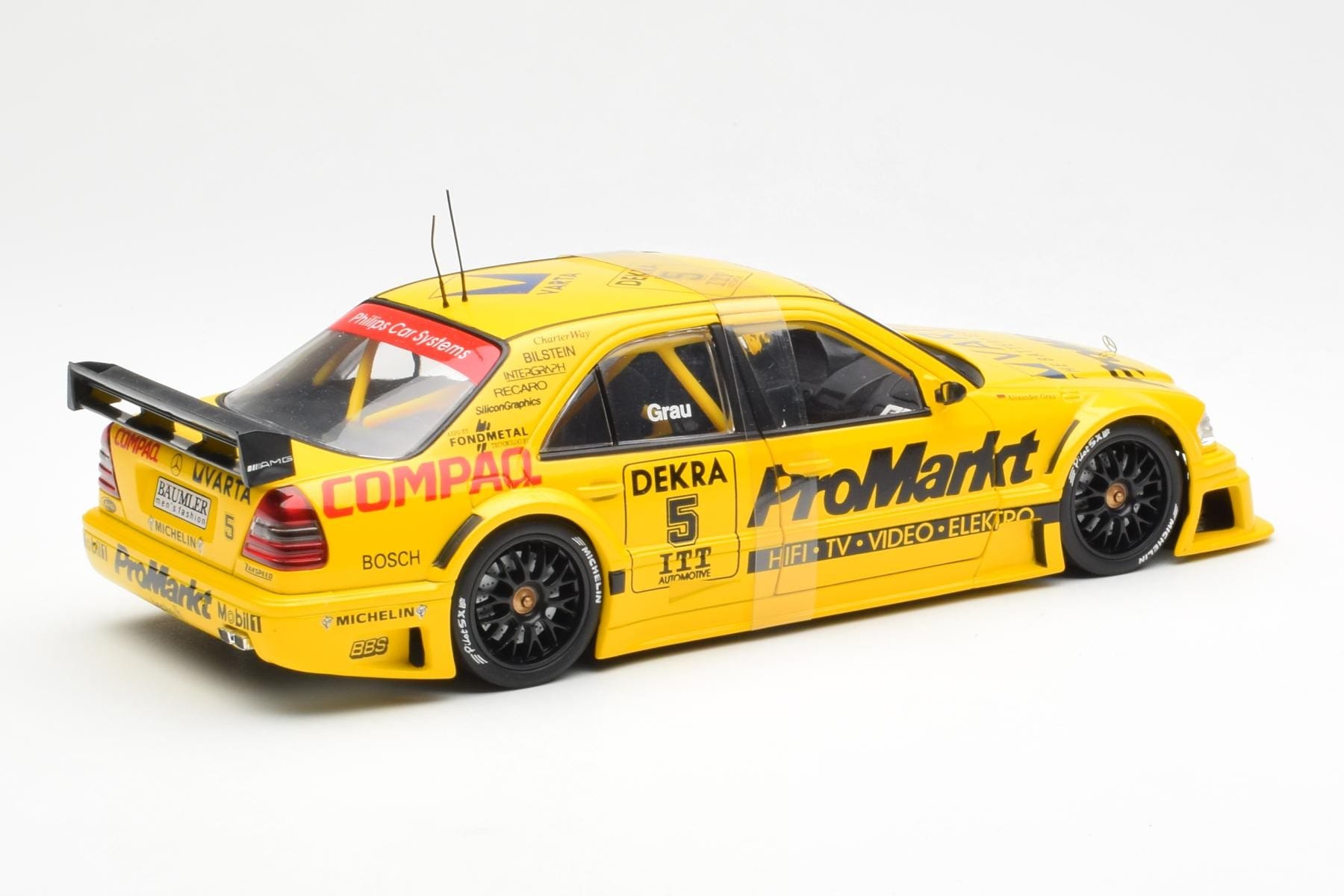 Mercedes C-Class W202 #5 Team Zakspeed Grau DTM 1995 UT Models 1:18 180953305 Diecast — photo 2 of 6
