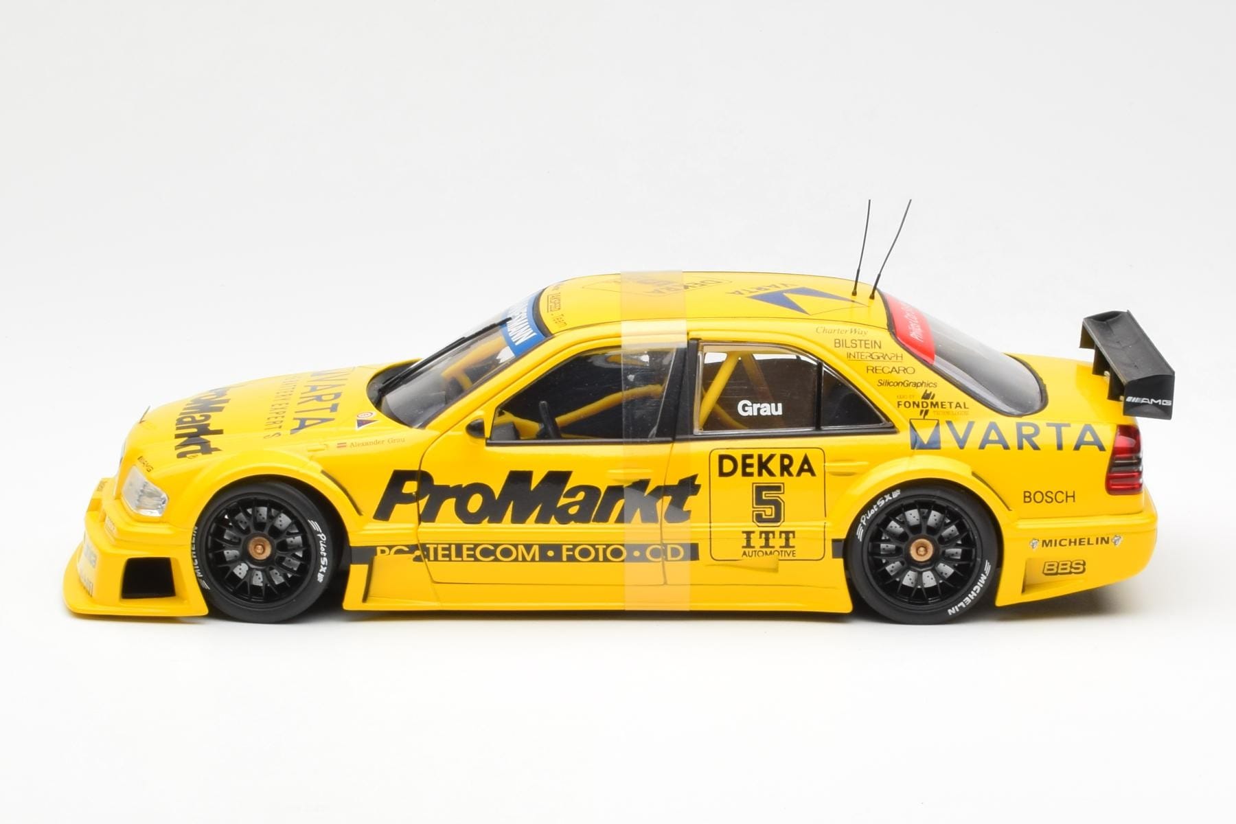 Mercedes C-Class W202 #5 Team Zakspeed Grau DTM 1995 UT Models 1:18 180953305 Diecast — photo 3 of 6
