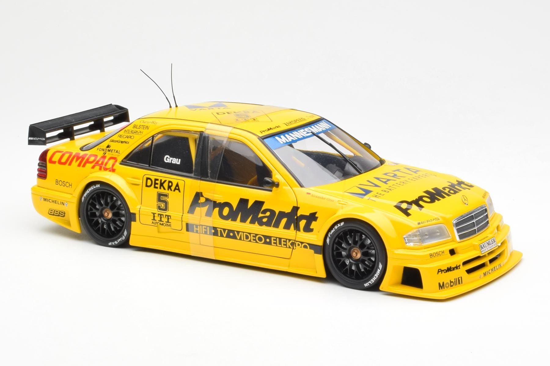 Mercedes C-Class W202 #5 Team Zakspeed Grau DTM 1995 UT Models 1:18 180953305 Diecast — photo 4 of 6
