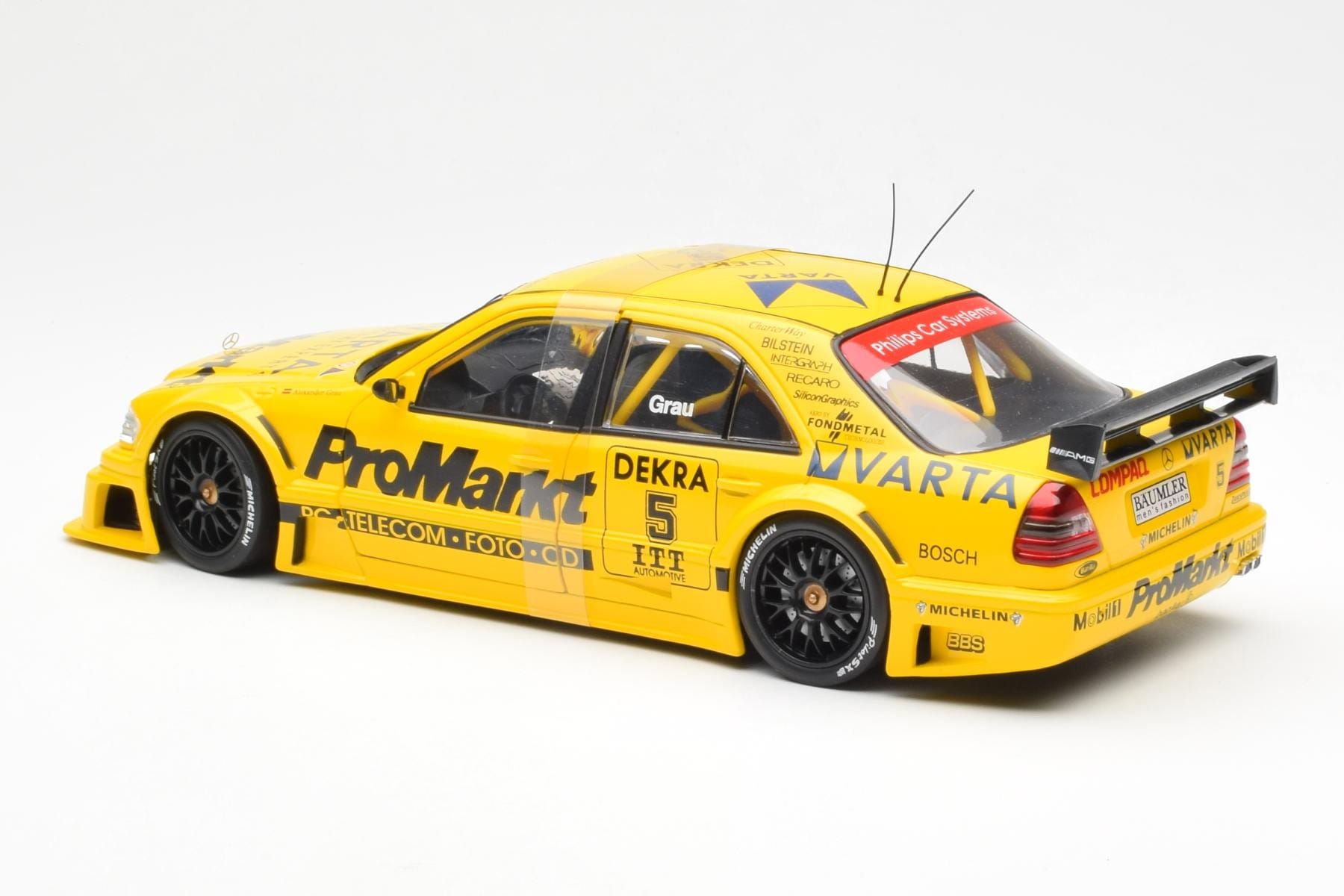 Mercedes C-Class W202 #5 Team Zakspeed Grau DTM 1995 UT Models 1:18 180953305 Diecast — photo 5 of 6