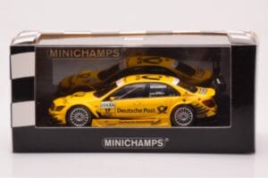 Mercedes C-Class W204 DTM Deutsche Post AMG Mercedes #17 D. Coulthard DTM 2010 Minichamps 1:43 400103817 Diecast — photo 4 of 4