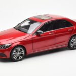 Mercedes C-Class W205 Red Metallic Asia Exclusive Norev 1:18